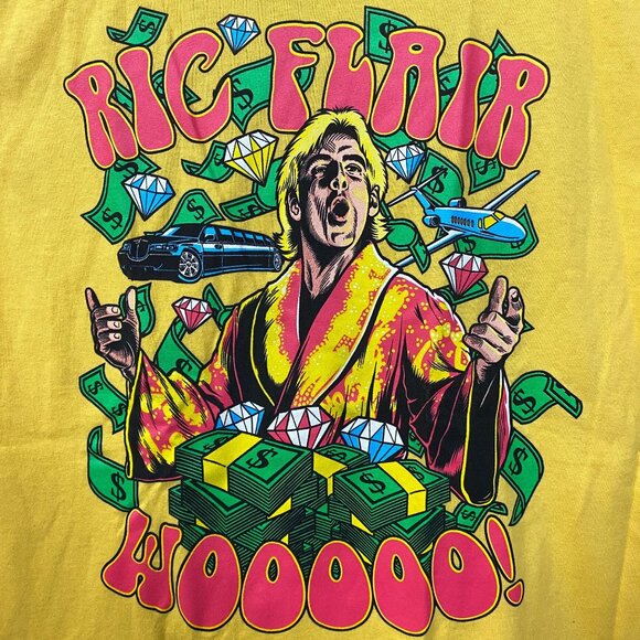 WWE Ric Flair The Nature Boy Woo Graphic Design T Shirt Small - Picture 2 of 4